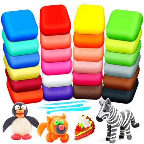 ESSENSON Magic Clay - Air Dry Clay 24 Colors, Modeling Clay for Kids with Tools, Toys Gifts for Age 3 4 5 6 7 8+ Years Old Boys Girls Kids