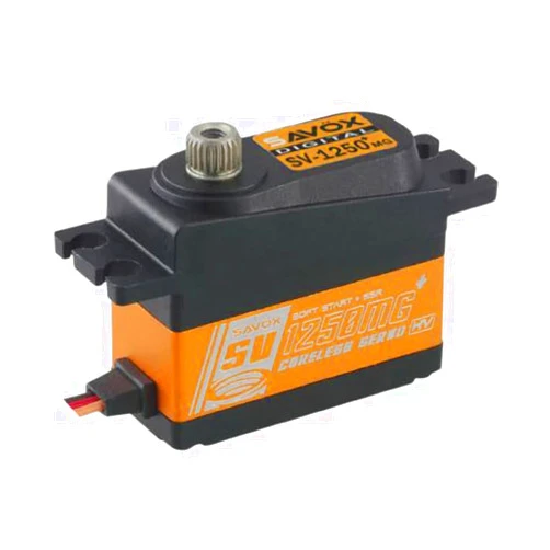 Savox Servos SV1250MGP High Voltage Micro Tail Servo W/Soft Start, 0.095Sec / 111.1Oz @ 7.4V
