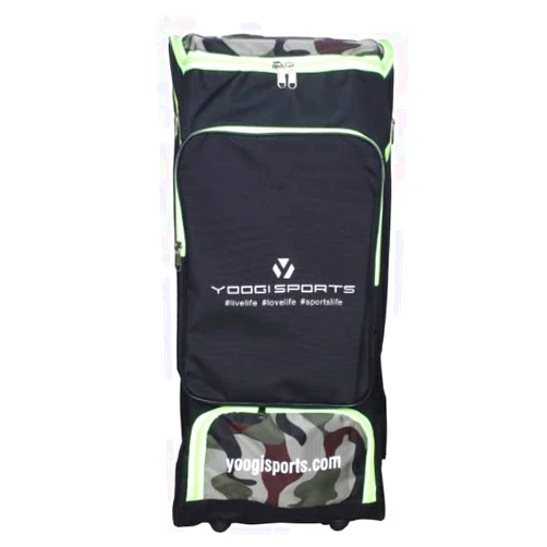 SPORTSYUVA Yoogi Sports Duffle Cricket Kitbag for Men with 2 Bat Caves Shoulder Straps Extra Compartment for Accessories