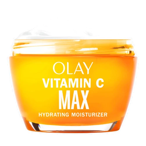 Olay Vitamin C MAX Face Moisturizer, Brightening Cream for Women, Hydrating, Evens Tone, Dark Spot & Hyperpigmentation Reduction, Glowing Skin Care - Niaciniamide, Peptides 1.7 Oz