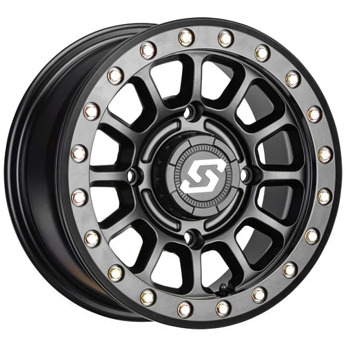 Sedona Sano Beadlock 14x7 ATV/UTV Wheel Satin Black 4/156 +30mm