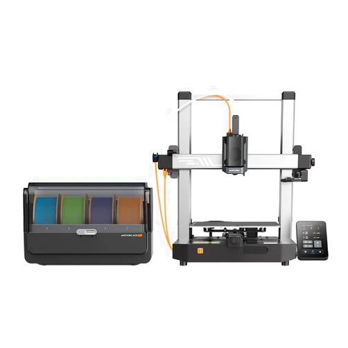 ANYCUBIC (Bundle Anycubic Kobra 3 Combo) Anycubic Multi Color 3D Printer, Anycubic ACE PRO and Anycubic Kobra 3 3D Printer, Support Multicolor Pringting 600mm/s Max High Speed