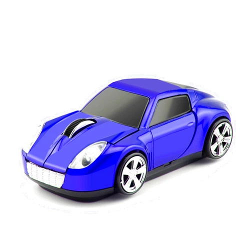 EALEK Wireless Mouse for Laptop,2.4G Cool Sports Car Mouse USB Optical Computer Mice for Laptop/PC/Windows/Notebook/Mac (Blue)
