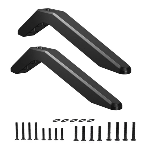 DOBOLAN Metal Base Stand for TCL Smart Tvs,TV Replacement feet - Fit for Select Models for Samsung, Hisense, Roku,LG and Vizio. Not Universal Legs (Black 28-85 in)