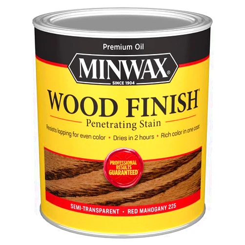Minwax 4-Pack of 1 qt Minwax 70007 Red Mahogany Wood Finish Oil-Based Wood Stain
