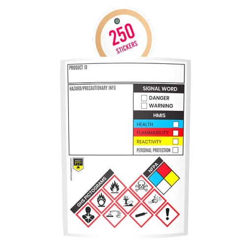 Safety Supply Mart Safety Data Sheet Stickers/MSDS Stickers, 3