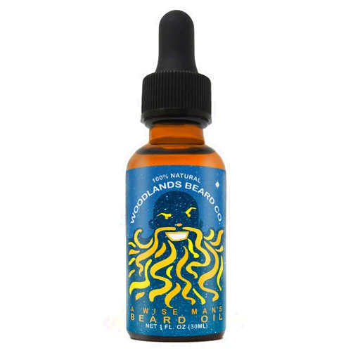A Wise Man's Beard Oil Traditionally Scented For The Christmas Holiday With Frankincense and Myrrh from Woodlands Beard Co.