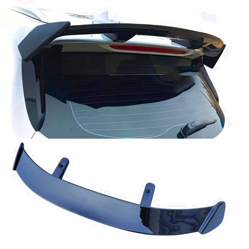 LZGBMNB Car Rear Spoiler for Fiat Talento 2016 2017 2018 2019 2020 2021, Rear Trunk Roof Spoilers Tail Wing Lip, Car Modification Styling Accessories,Gloss Black