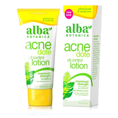 Alba Botanica Acnedote Maximum Strength Oil Control Lotion, 2 Oz