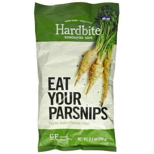 Hardbite Parsnip Chips, 5.2 oz