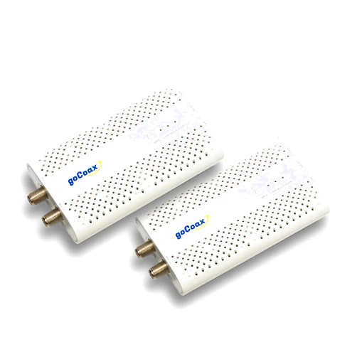 goCoax MoCA 2.5 Adapter for Ethernet Over Coax(2 Pack). MoCA 2.5. 1x GbE Port. Provide 2.5Gbps Bandwidth with existing coaxial Cables. Best Companion for Home mesh Wi-Fi, White(WF-803M)