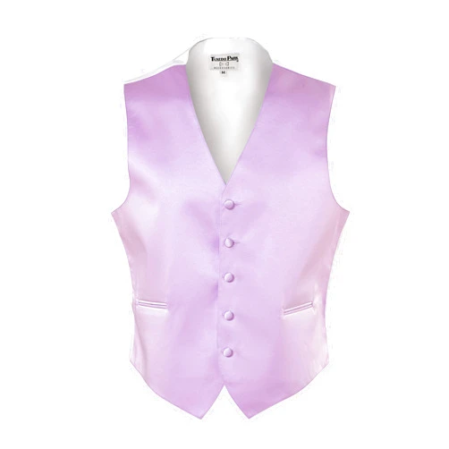 Tuxedo Park Color Satin Vest with Back