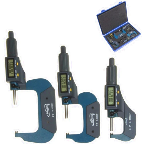 iGaging Digital Micrometer w Data Output 0-3