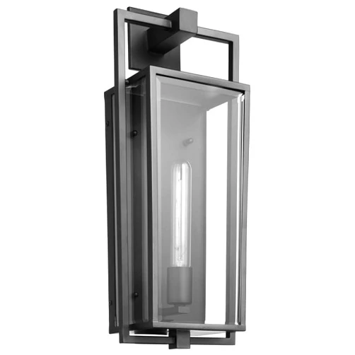 Nuvo Exhibit - 1 Light Outdoor Large Wall Lantern in Modern Style-20 Inches Tall and 8 Inches Wide