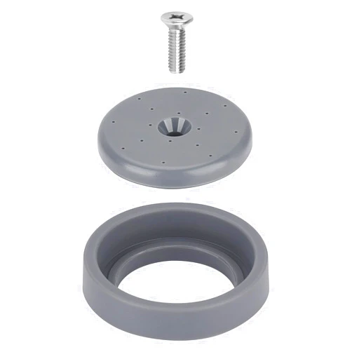 KWODE B0107 Pre Rinse Spray Valve Repair Kit for All Brand Commercial Sink Sprayer, 1.42GPM Grey Spray Face, Spray Bumper and Screw (Gray)