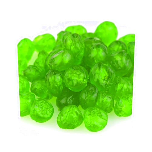 Beulah's Green Whole Cherries Candied Fruit Glaze 5 pounds