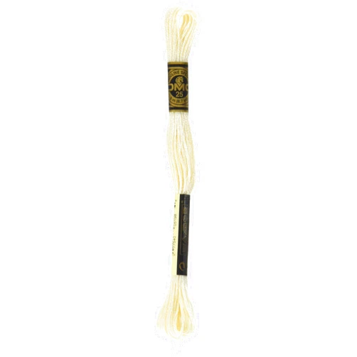 DMC 117-712 Six Strand Embroidery Cotton Floss, Cream, 8.7-Yard