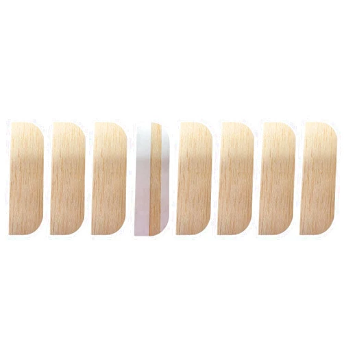 NVLMBL 3.5 Inch Hinge Repair Plate Hinge Repair Kit Kitchen Cabinet Hinges Cabinet Door Hinge Door Hole Cover Plate Wooden Hinge Filler Plates, Hinge Blanks with Double Sided Tapes for Kitchen (8, 3.5inch)