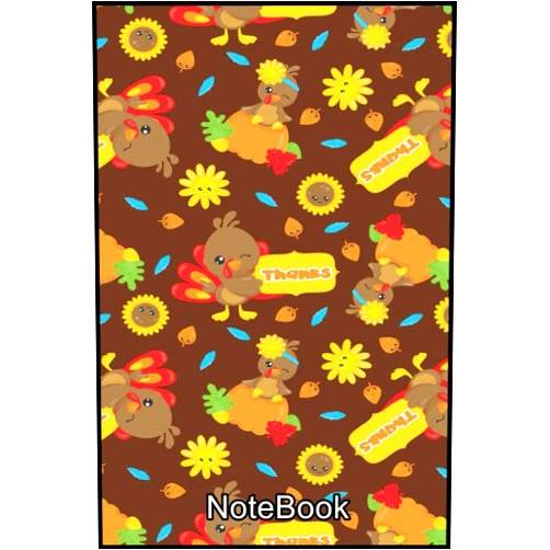 Nathan - E.Carter Thanksgiving Notebook: Blank Lined Journal Gift For Family Friends Co-Workers, 6X9 Inches 120 Pages, Great Gift For Christmas New Year Daily Planner
