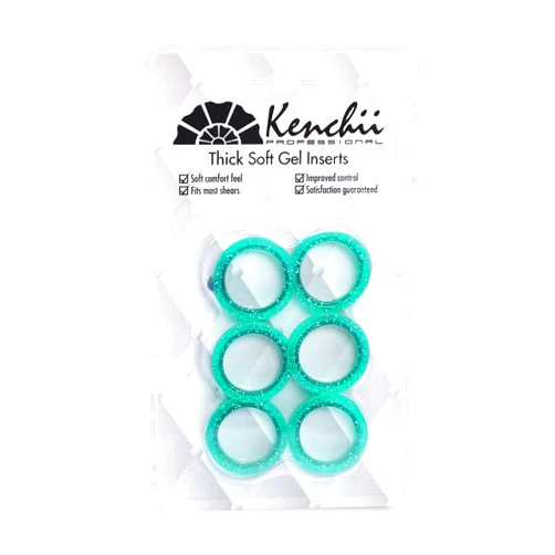 Kenchii Extra Soft Premium Shear Finger Ring Inserts - Thick, Quality Comfort. Elevate Your Grooming Experience with Precision and Style in Multiple Colors