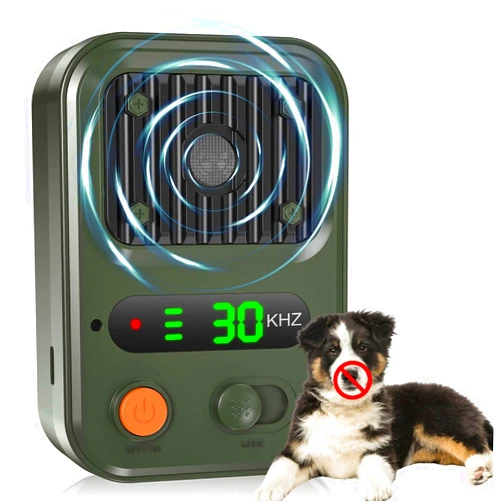 NODTY Anti Barking Devices, Auto Bark Deterrent Devices with 3 Modes, Rechargeable Dog Barking Silencer Sonic Barking Deterrent, Barking Box Barking Control Devices Indoor/Outdoor Safe for Dog & People 1