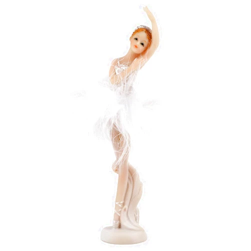 Yuecoom Ballerina Figurines, Exquisite Dancing Ballet Girls Model, Dancer Sculpture Statue Ornament, Vivid and Delicate Craft Gift for Home Decoration(037)