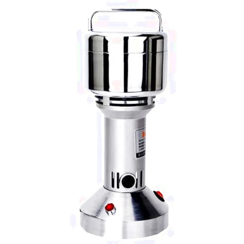 BHFRYU Electric Grain Grinder Stainless Steel Grinder Wet Dry Feed Flour Milling Machine Spice Vanilla Coffee High Speed Food Processor,150g