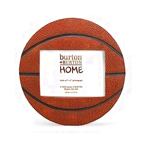 Burton+BURTON Basketball Shaped Picture Frame - Perfect for Sports Team Photo!