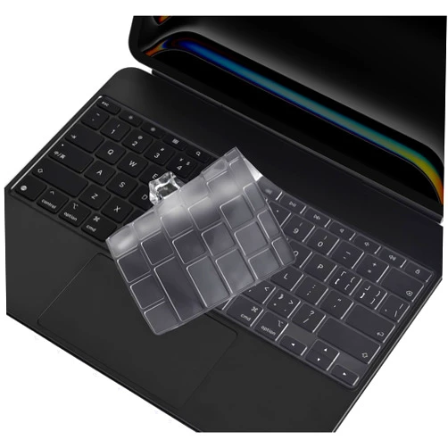 CaseBuy Premium Ultra Thin Keyboard Cover for Apple 13 Inch iPad Air 13 M3(2025) & iPad Pro M4(2024) with Magic Keyboard, 13