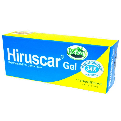 Bedront 1 Pc. (25 Grams) of Hiruscar Gel for Uneven Skin, Scar and Keloid Care