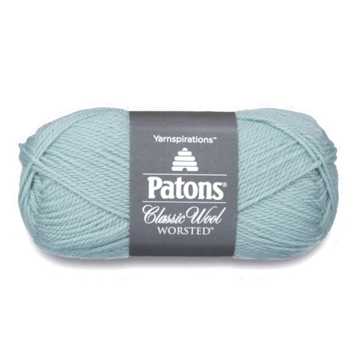 Spinrite Patons Classic Wool Yarn - Medium Gauge 100% Wool - 3.5oz - Seafoam - For Crochet, Knitting & Crafting