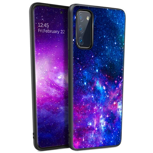 BENTOBEN Galaxy S20 Phone Case, Samsung S20 Case 5G, Slim Fit Glow in The Dark Shockproof Drop Protective Hybrid Hard PC Soft TPU Bumper Girls Women Covers for Galaxy S20 6.2-Inch 2020, Nebula/Galaxy