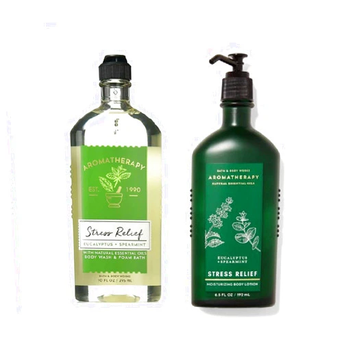 Bath & Body Works Bath and Body Works Eucalyptus Spearmint Stress Relief Lotion and Wash 2 Piece Set