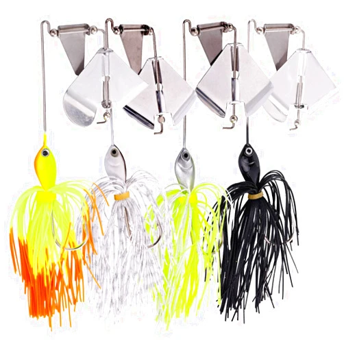 Sougayilang Fishing Lures Buzzbait Spinnerbait Jigs Lure for Bass Pike Fishing
