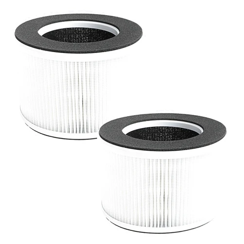 Flintar True HEPA Replacement Filter, Compatible with hOmeLabs Home 4-in-1 Compact HEPA Air Purifier HME020020N Only, AKJ050GE, 2-Pack