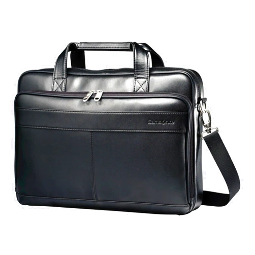 Samsonite Leather Slim Briefcase