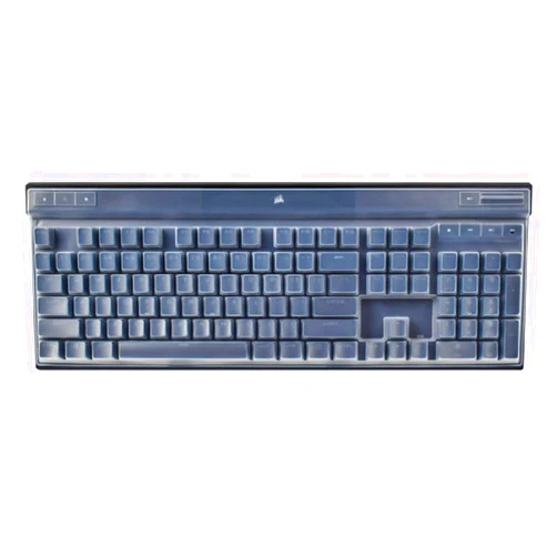 Yuomik Silicone Keyboard Skin Compatible for Corsair K70 MAX RGB Mechanical Wired Gaming Keyboard, Corsair K70 RGB PRO Wired Mechanical Gaming Keyboard (Clear)
