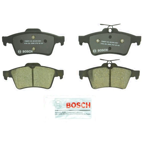 BOSCH BC1095 QuietCast Premium Ceramic Disc Brake Pad Set - Compatible with Select Ford Focus; Jaguar XF, XJ; Mazda 3, 5; Pontiac Solstice; Saturn Sky; Volvo C30, C70, S40, V50 + More; REAR