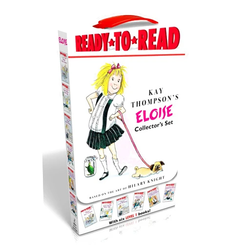 By Kay Thompson (Author), Hilary Knight (Illustrator) Eloise Collector's Set (Boxed Set): Eloise Breaks Some Eggs; Eloise Has a Lesson; Eloise at the Wedding; Eloise and the Very Secret Room; Eloise and the Snowman; Eloise's New Bonnet