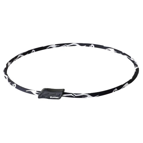 Phiten X30 Tribal II Titanium Necklace - Sport Necklace Permeated with Aqua Titanium Technology for Neck and Shoulder - Power Elastomer Core with Micro Titanium Spheres