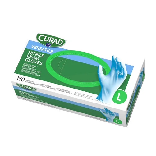 Curad Nitrile Exam Gloves, Latex Free, 9.5