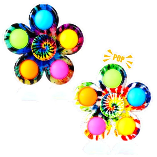 Gigilli Fidget Spinners Pop for Kids 2 Pack, Sensory Fidget Toys for Kids 8-12 4-8 Goodie Bags Stuffers, ADHD Autism Fidget Toys for Toddler 1-3 Boys Girls, Classroom Prizes Valentines Birthday Gifts