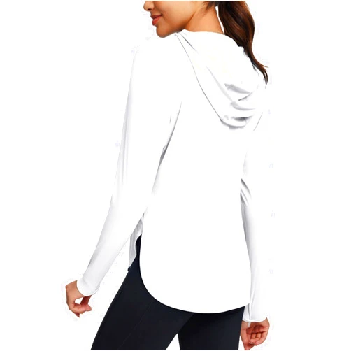 BALEAF Women's UPF 50+ Sun Shirt with Hoodie SPF Long Sleeve UV Protection Clothing Hiking Fishing Outdoor Lightweight