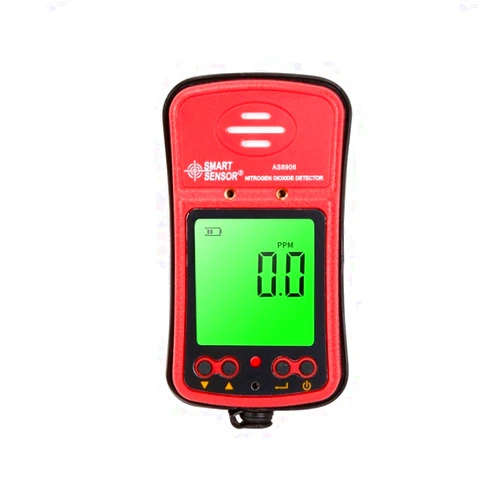 SMART SENSOR Handheld NO2 Gas Leak Detector 0-20PPM Portable LCD Display Rechargeable Li-Battery Powered Digital Nitrogen Dioxide Gas Monitor