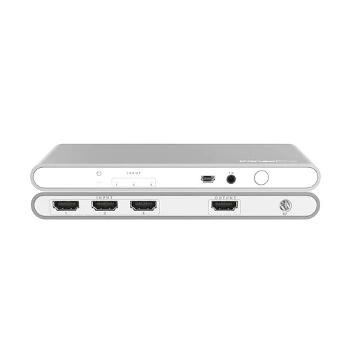 KanexPro 4K HDMI 3 x 1 Switcher, Silver (SW-HD20-3X14K)