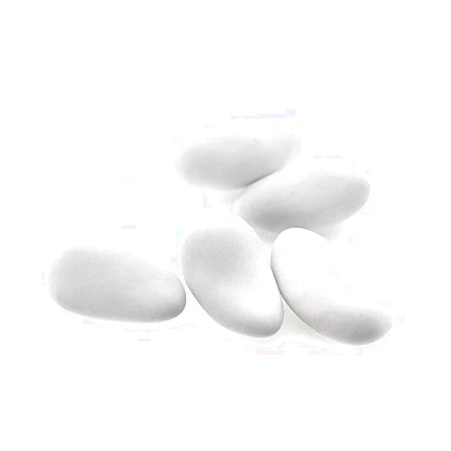 Dragees Pecou, Thin Shelled French Almond Dragees - White (1 Lbs)