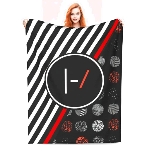 WIUGHOH Music Twenty Fashion One Classic Pilotsss Blanket Gifts for Women Men Super Soft Warm Throw Blanket for Home Bedroom Living Room Couch Comfortable Lightweight Throw Blankets 50