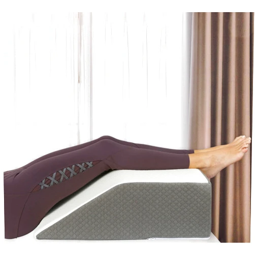 Kölbs Kolbs Bed Wedge Pillow Leg Elevation Pillow Chic Jacquard Cover Knee Pillow Leg Pillow Wedge Pillow for Legs Leg, Knee, Ankle Elevation Post Surgery