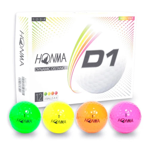 Honma Golf BT2001L MC D1 Ball 1 Dozen (12 Pieces) (Rainbow/FF/Men's)