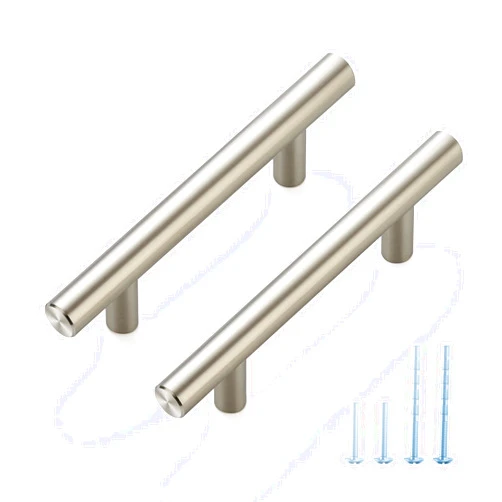 JOY DECOR 30 Pack 5 Inch Cabinet Pulls with 3 Inch Hole Center Stainless Steel Kitchen Cabinet Handles Brushed Nickel Drawer Pulls Kitchen Cabinet Hardware for Cabinets Cupboard,Drawer,Wardrobe